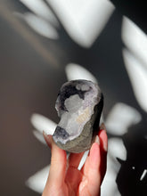 Load image into Gallery viewer, Amethyst with Calcite &amp; Apophyllite
