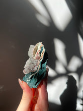 Load image into Gallery viewer, Green Celadonite with Pink Apophyllite
