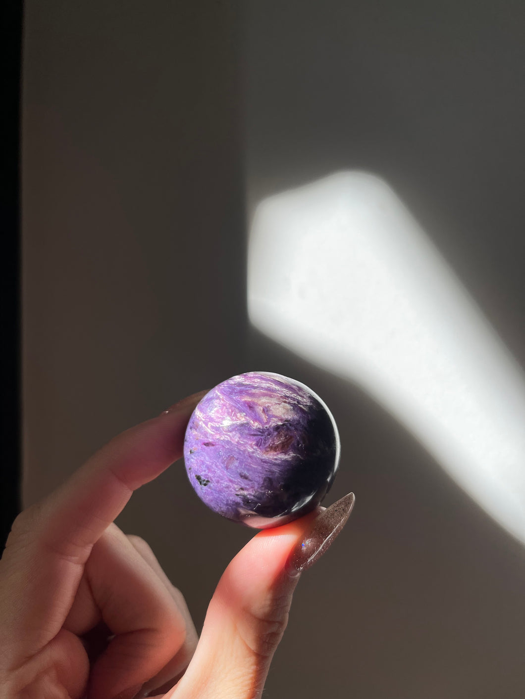 Charoite Sphere 008