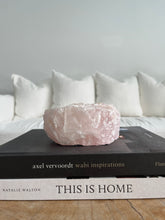 Load image into Gallery viewer, Rose Quartz Tea Light Holder
