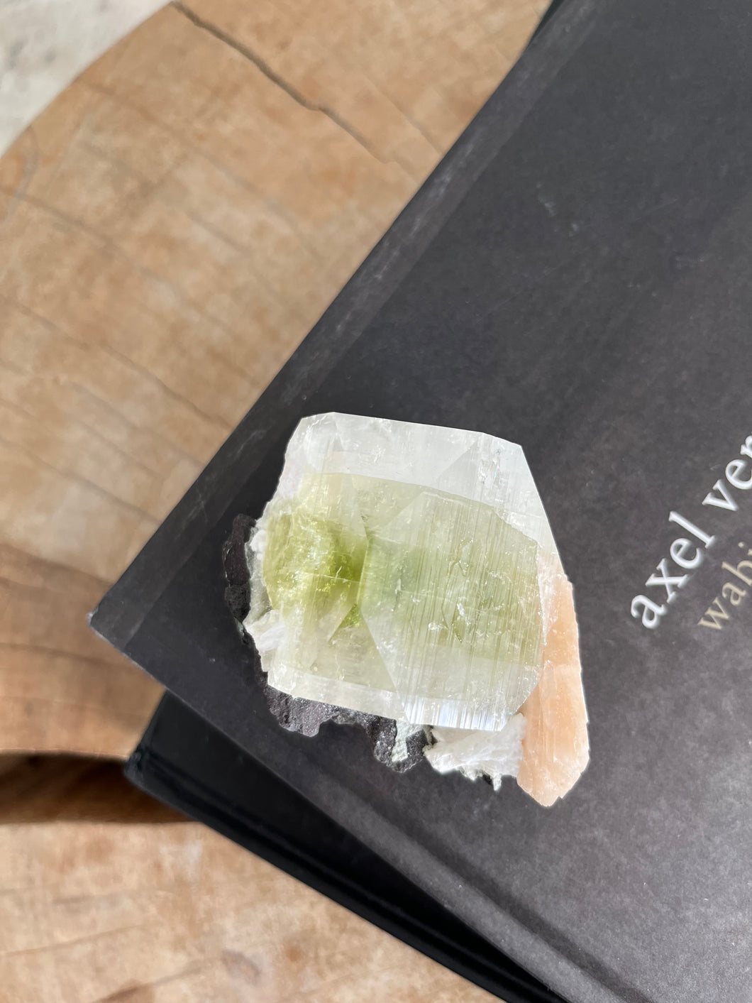 Green Apophyllite with Stilbite