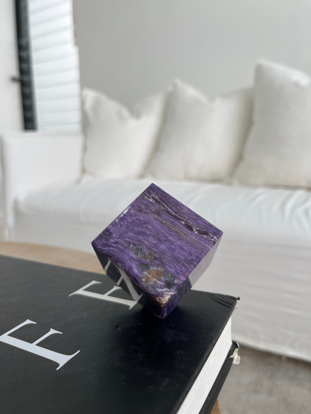 Charoite Cube