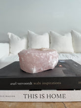 Load image into Gallery viewer, Rose Quartz Tea Light Holder
