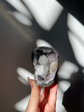 Load image into Gallery viewer, Amethyst with Calcite &amp; Apophyllite
