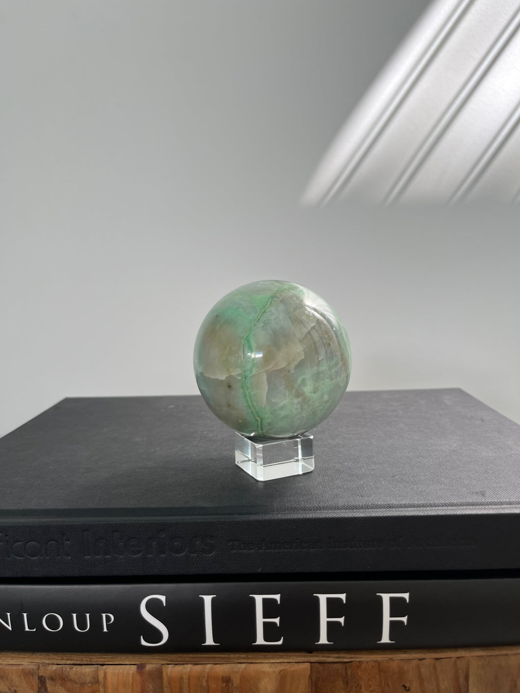 Green Moonstone Sphere 004