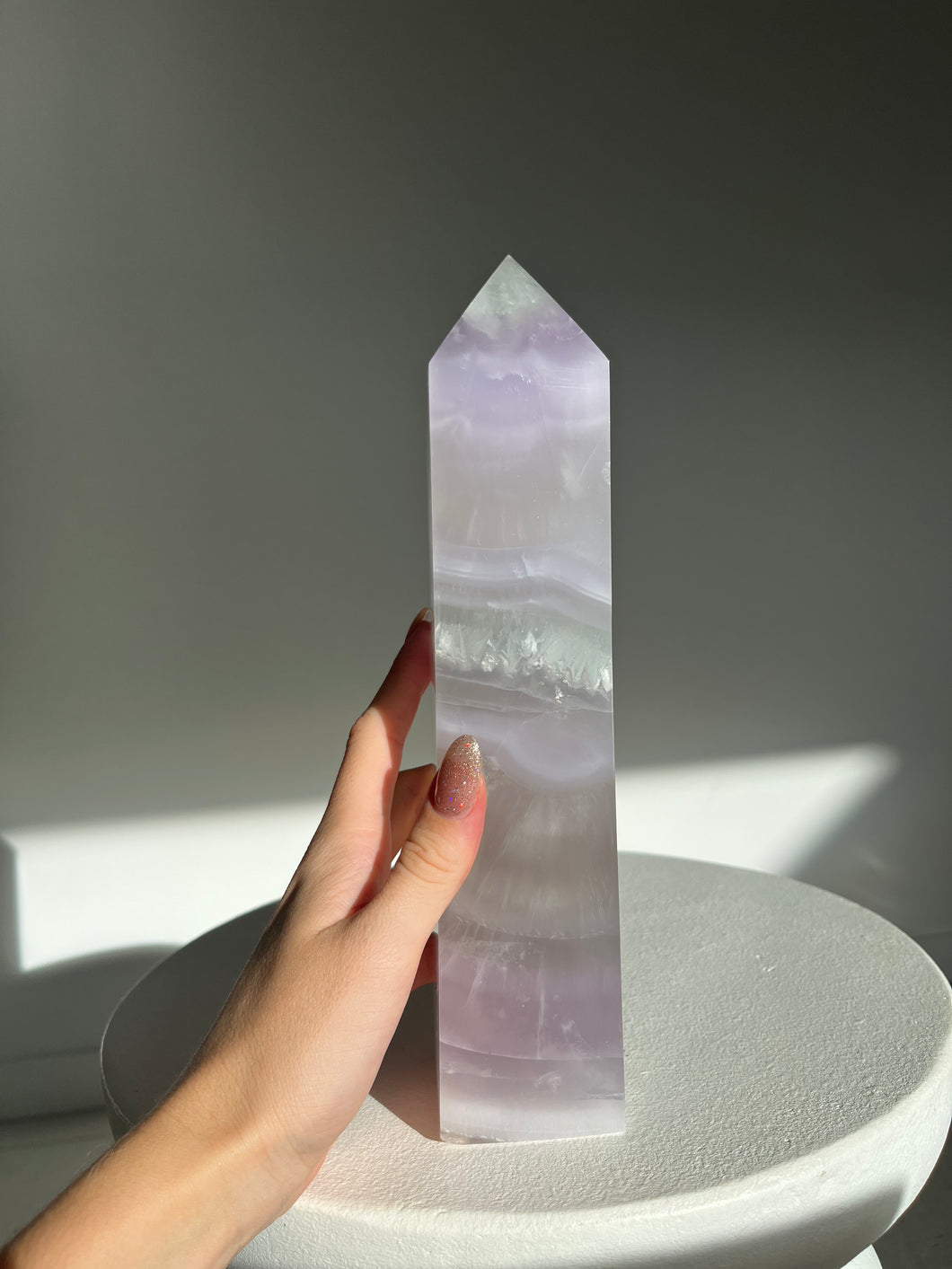 Lavender Fluorite Tower 004