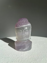 Load image into Gallery viewer, Lavender Fluorite Buddha Head 008
