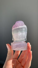 Load image into Gallery viewer, Lavender Fluorite Buddha Head 008
