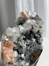 Load image into Gallery viewer, Apophyllite &amp; Stilbite on Chalcedony
