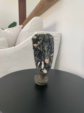 Load image into Gallery viewer, Black Chalcedony with Stilbite Statement Piece
