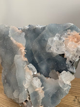 Load image into Gallery viewer, Blue Chalcedony with Stilbite &amp; Apophyllite
